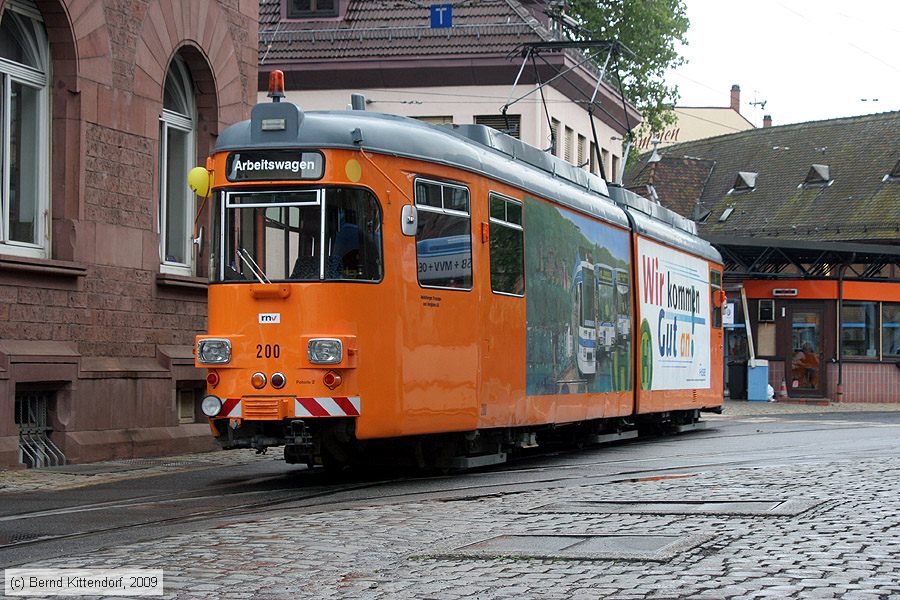 Straßenbahn Heidelberg - 200
/ Bild: hsb200_bk0906070175.jpg