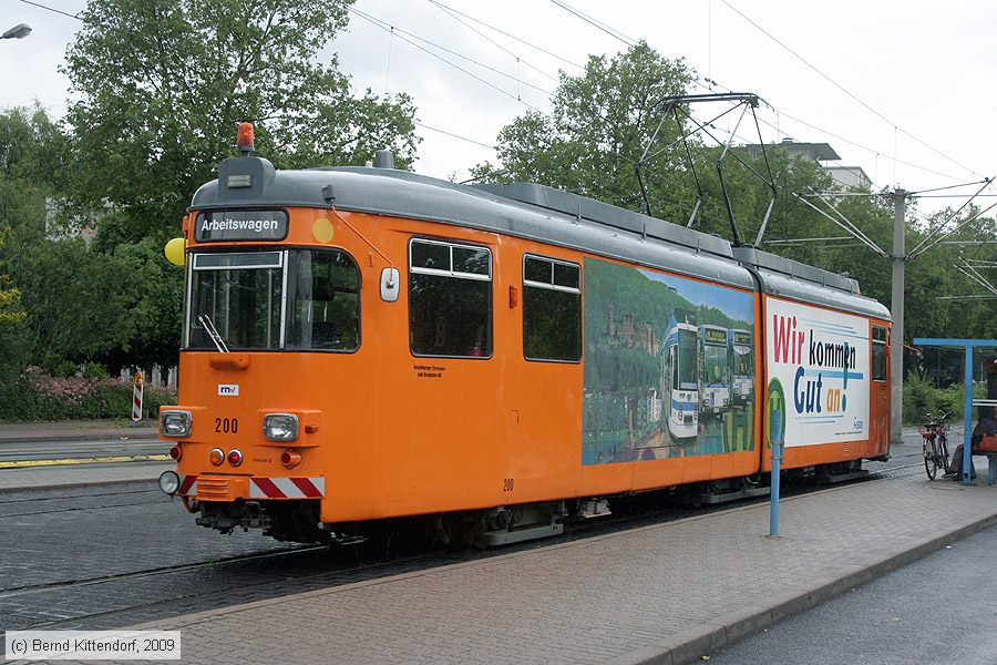 Straßenbahn Heidelberg - 200
/ Bild: hsb200_bk0906070318.jpg