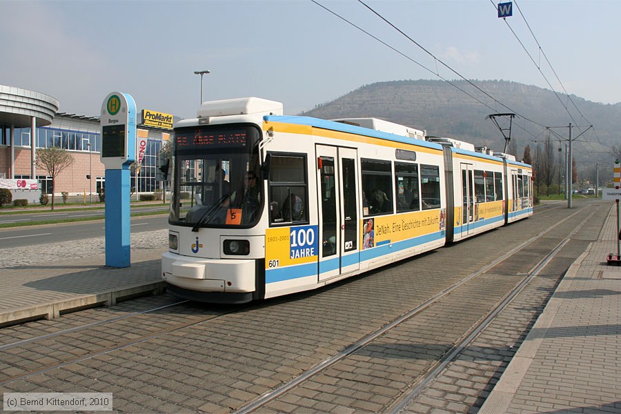 Straßenbahn Jena - 601
/ Bild: jena601_bk1004130075.jpg