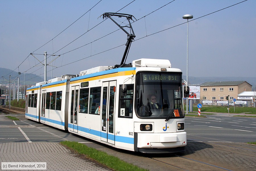 Straßenbahn Jena - 602
/ Bild: jena602_bk1004130056.jpg