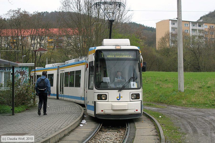 Straßenbahn Jena - 603
/ Bild: jena603_cw1004150055.jpg