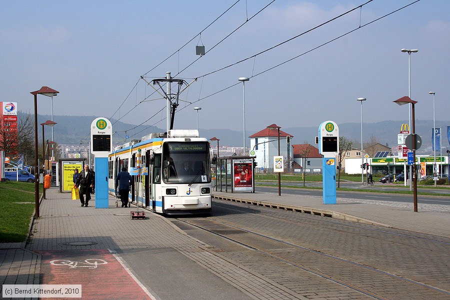 Straßenbahn Jena - 606
/ Bild: jena606_bk1004130064.jpg