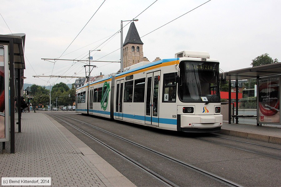 Straßenbahn Jena - 608
/ Bild: jena608_bk1407290091.jpg