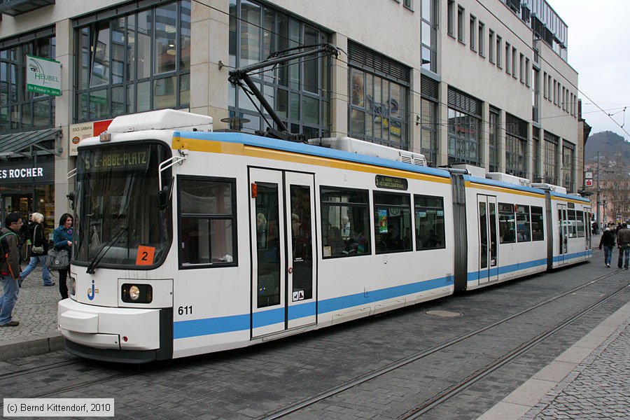 Straßenbahn Jena - 611
/ Bild: jena611_bk1004150047.jpg
