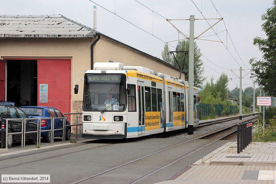 Straßenbahn Jena - 611
/ Bild: jena611_bk1407290102.jpg
