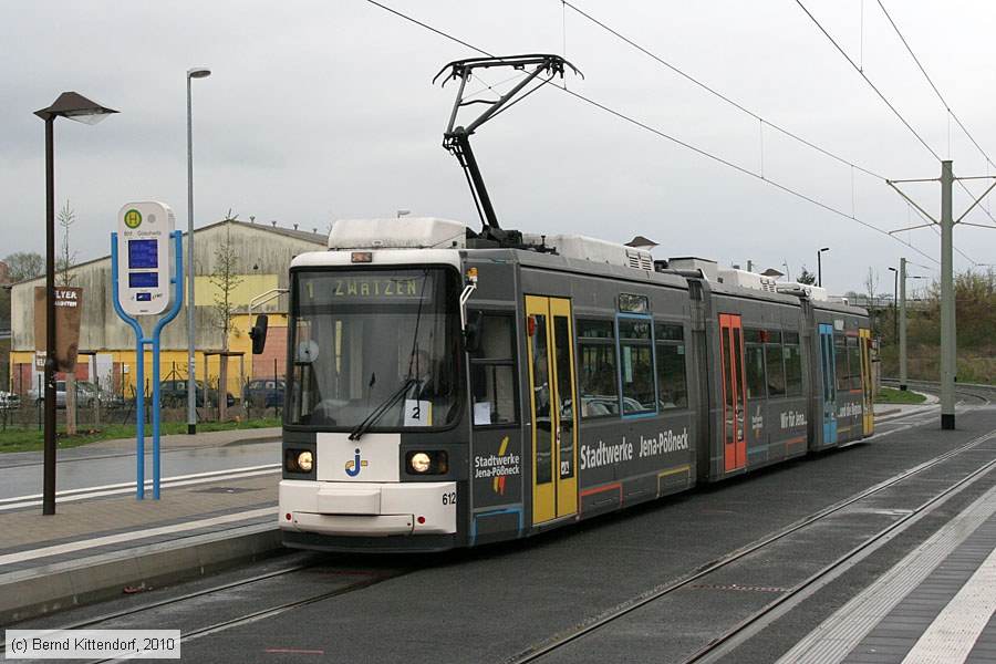 Straßenbahn Jena - 612
/ Bild: jena612_bk1004150023.jpg