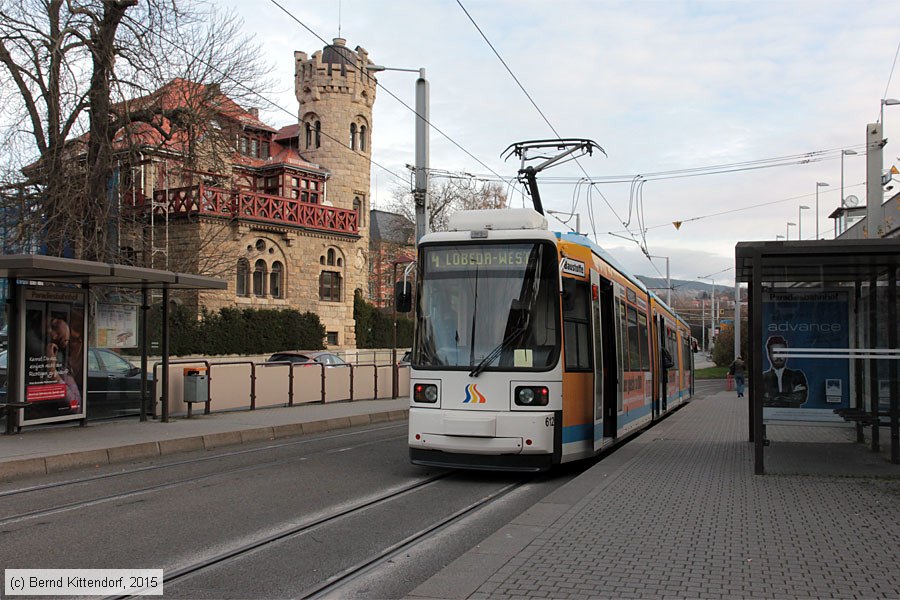 Straßenbahn Jena - 612
/ Bild: jena612_bk1511120034.jpg