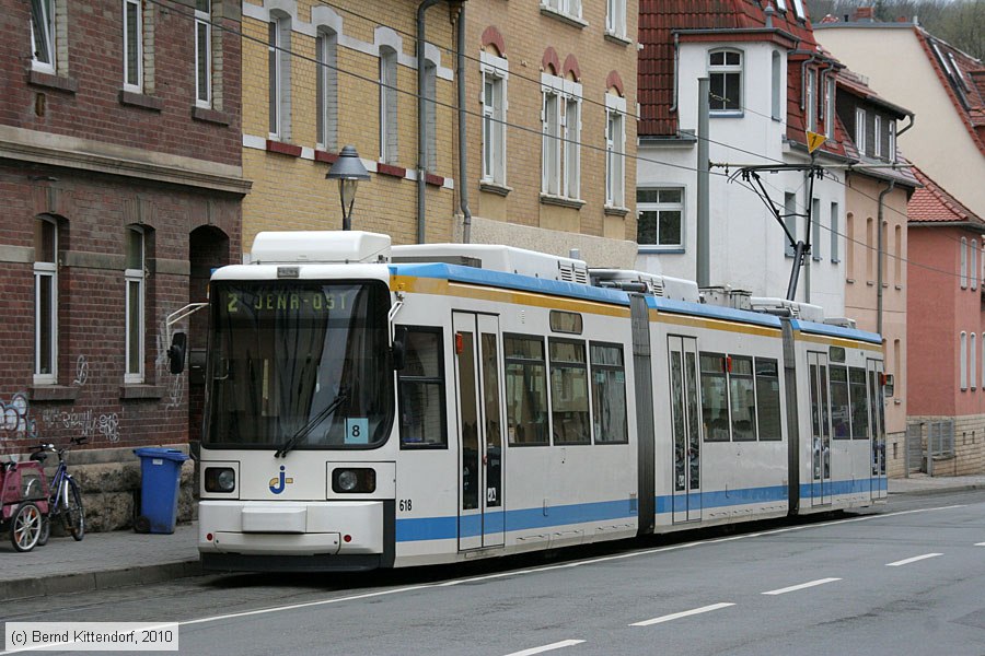 Straßenbahn Jena - 618
/ Bild: jena618_bk1004150076.jpg Straßenbahn Jena - 618
/ Bild: jena618_bk1004150076.jpg