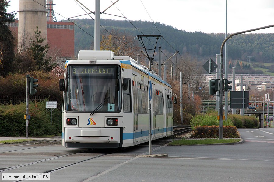 Straßenbahn Jena - 619
/ Bild: jena619_bk1511120145.jpg