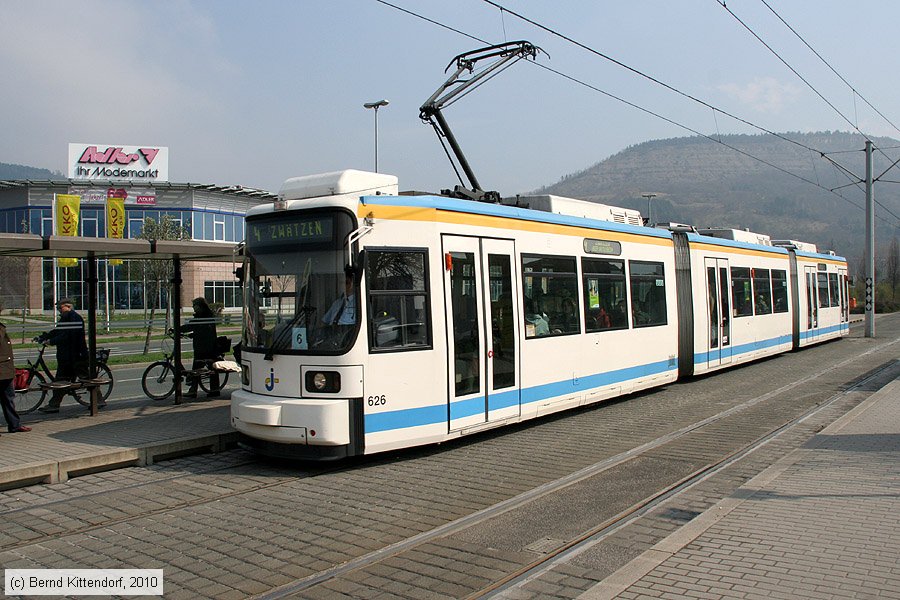 Straßenbahn Jena - 626
/ Bild: jena626_bk1004130071.jpg