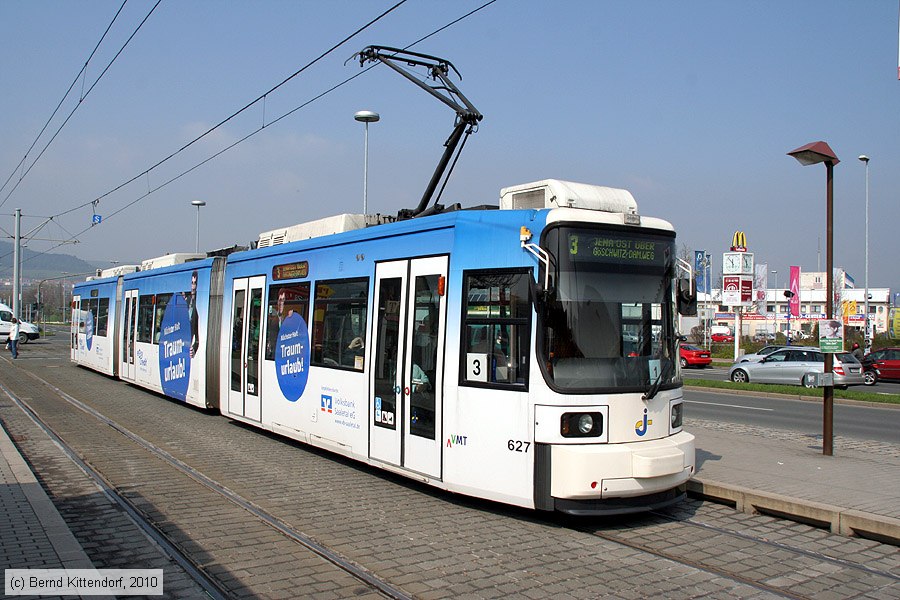 Straßenbahn Jena - 627
/ Bild: jena627_bk1004130074.jpg