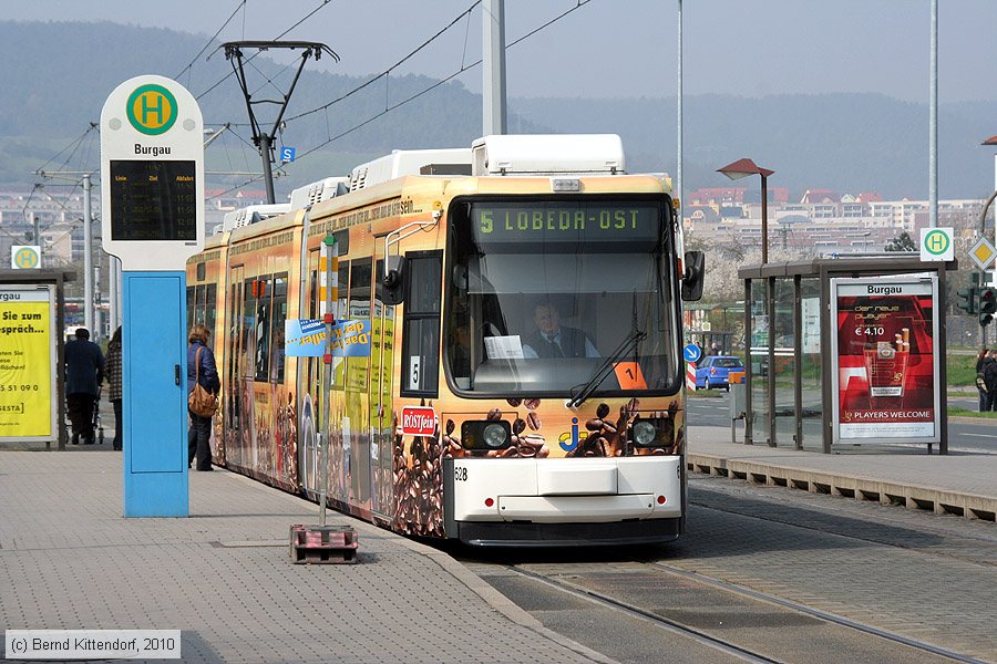 Straßenbahn Jena - 628
/ Bild: jena628_bk1004130068.jpg