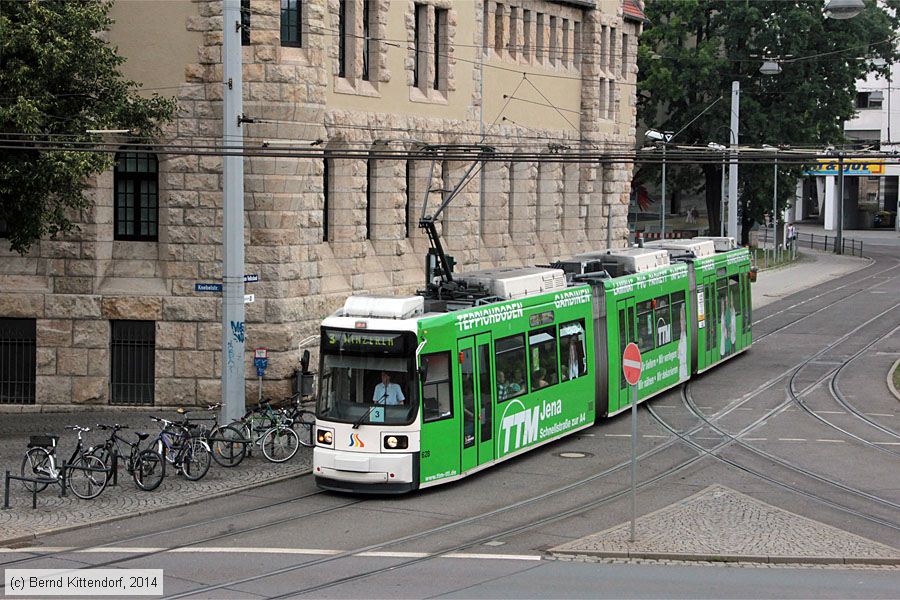 Straßenbahn Jena - 628
/ Bild: jena628_bk1407290020.jpg