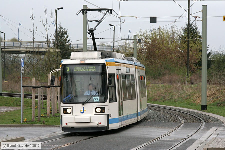 Straßenbahn Jena - 631
/ Bild: jena631_bk1004150025.jpg