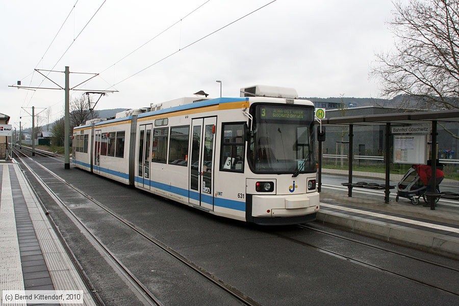 Straßenbahn Jena - 631
/ Bild: jena631_bk1004150027.jpg