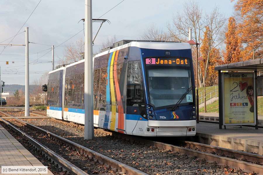 Straßenbahn Jena - 703
/ Bild: jena703_bk1511120057.jpg