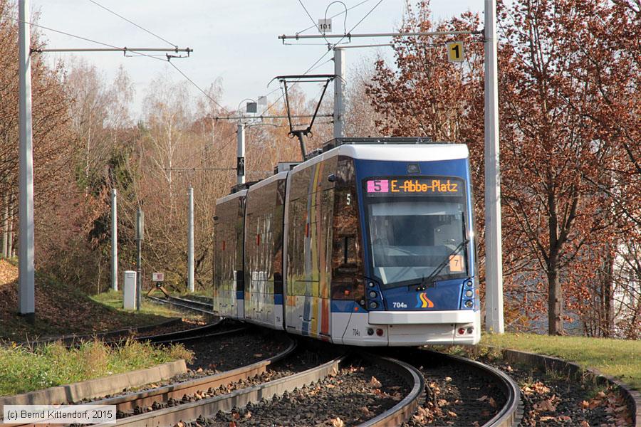 Straßenbahn Jena - 704
/ Bild: jena704_bk1511120054.jpg