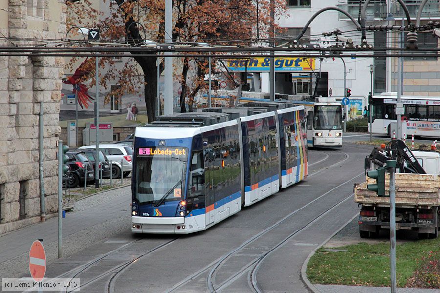Straßenbahn Jena - 705
/ Bild: jena705_bk1511120001.jpg