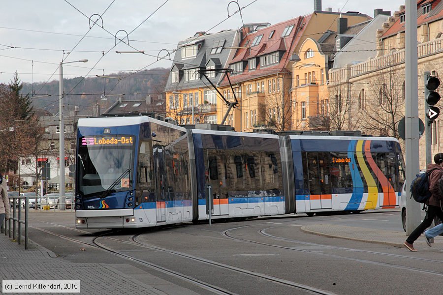 Straßenbahn Jena - 705
/ Bild: jena705_bk1511120027.jpg