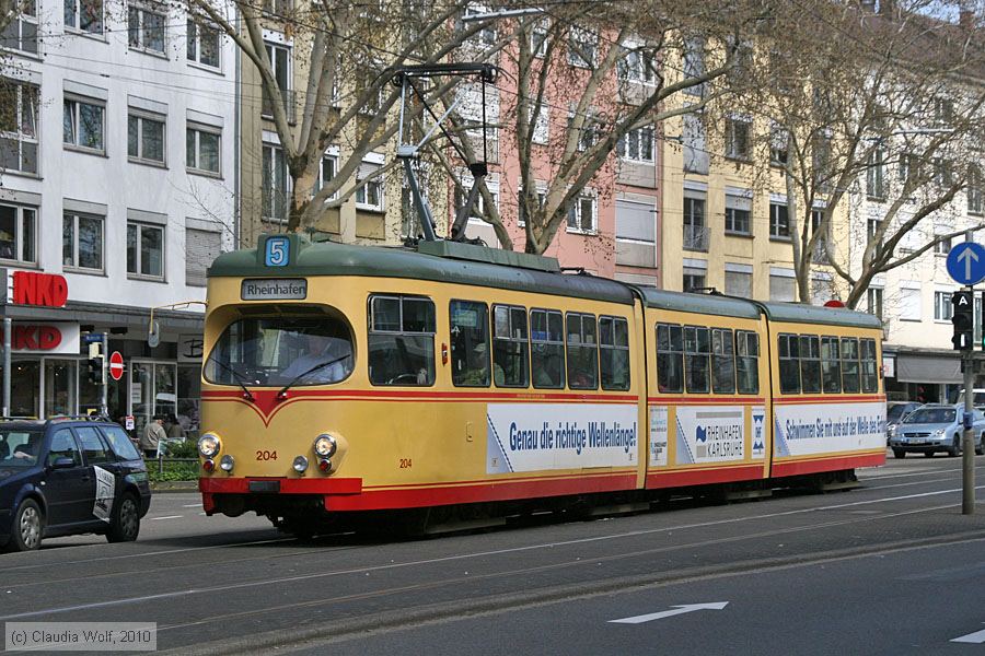 Straßenbahn Karlsruhe - 204
/ Bild: karlsruhe204_cw1004090099.jpg Straßenbahn Karlsruhe - 204
/ Bild: karlsruhe204_cw1004090099.jpg