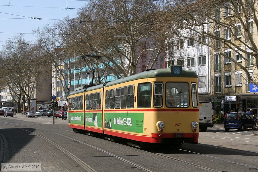 Straßenbahn Karlsruhe - 207
/ Bild: karlsruhe207_cw1004090129.jpg Straßenbahn Karlsruhe - 207
/ Bild: karlsruhe207_cw1004090129.jpg
