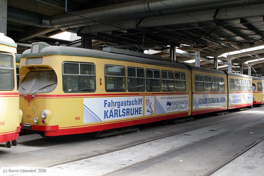 Stra&szlig;enbahn Karlsruhe - 193
/ Bild: karlsruhe193_bk0805250109.jpg
