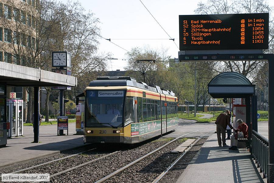 Stra&szlig;enbahn Karlsruhe - 230
/ Bild: karlsruhe230_bk0704090088.jpg