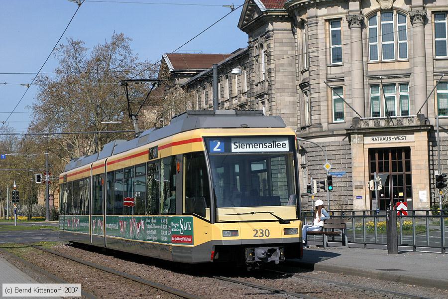 Straßenbahn Karlsruhe - 230
/ Bild: karlsruhe230_bk0704090090.jpg Straßenbahn Karlsruhe - 230
/ Bild: karlsruhe230_bk0704090090.jpg