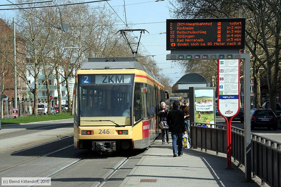 Stra&szlig;enbahn Karlsruhe - 246
/ Bild: karlsruhe246_bk1004090134.jpg