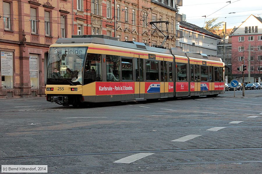 Stra&szlig;enbahn Karlsruhe - 255
/ Bild: karlsruhe255_bk1401070214.jpg