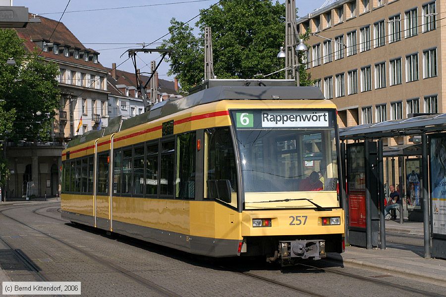 Stra&szlig;enbahn Karlsruhe - 257
/ Bild: karlsruhe257_bk0607090005.jpg