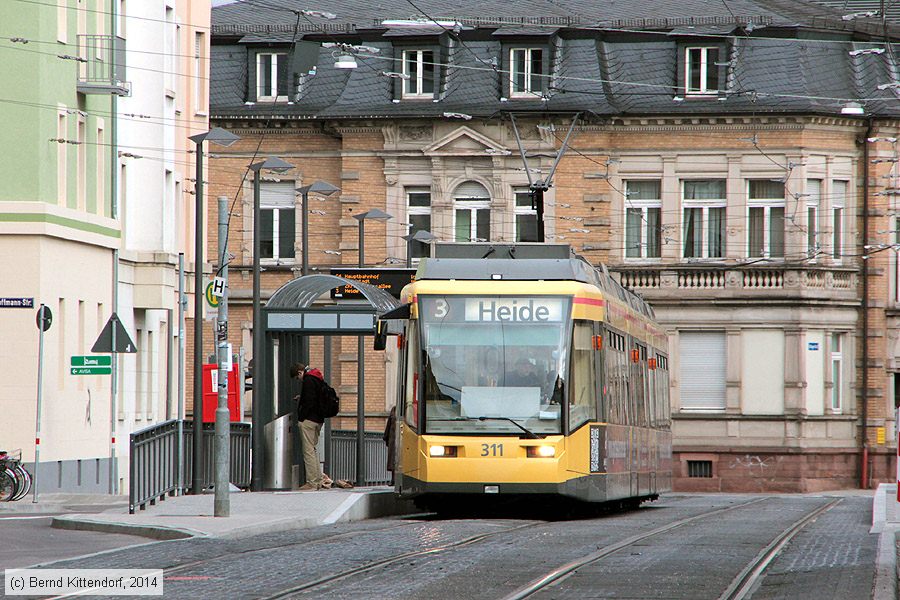 Stra&szlig;enbahn Karlsruhe - 311
/ Bild: karlsruhe311_bk1401070152.jpg