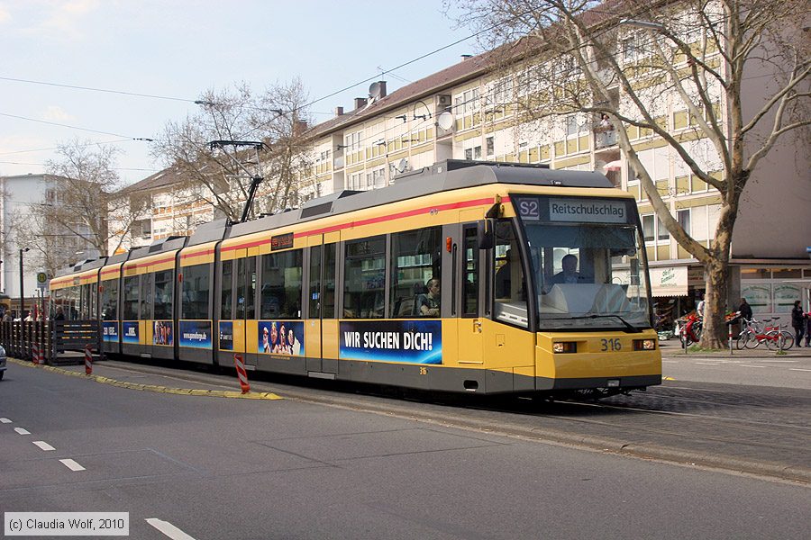 Stra&szlig;enbahn Karlsruhe - 316
/ Bild: karlsruhe316_cw1004090091.jpg