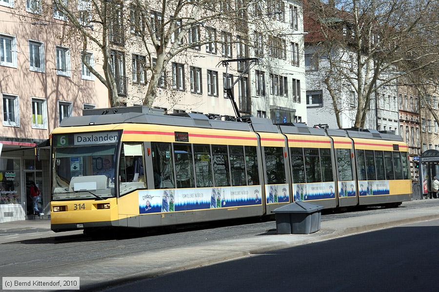 Straßenbahn Karlsruhe - 314
/ Bild: karlsruhe314_bk1004090110.jpg Straßenbahn Karlsruhe - 314
/ Bild: karlsruhe314_bk1004090110.jpg