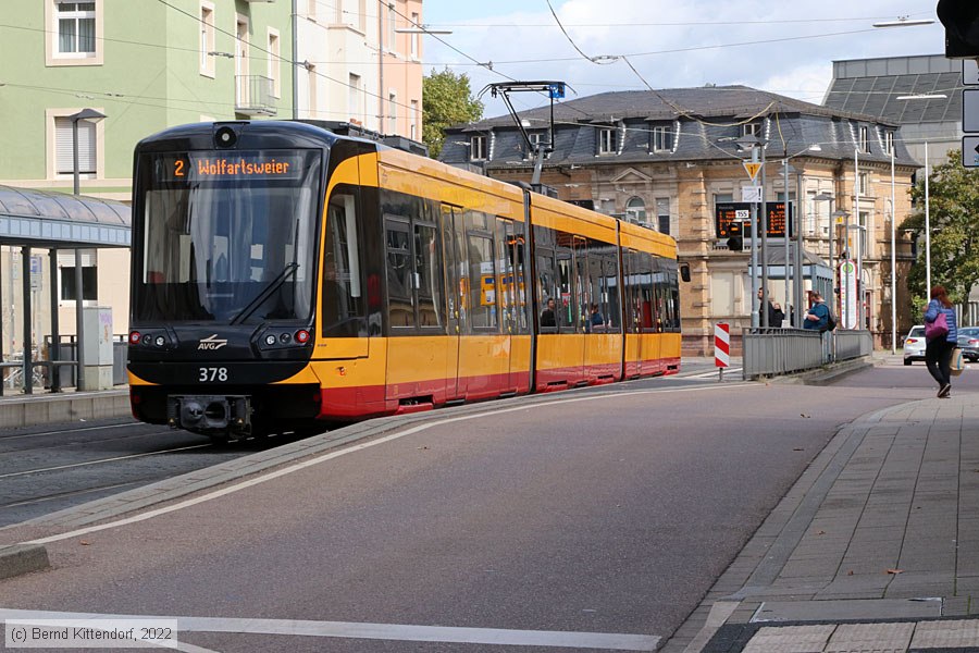 Stra&szlig;enbahn Karlsruhe - 378
/ Bild: karlsruhe378_bk2209160048.jpg