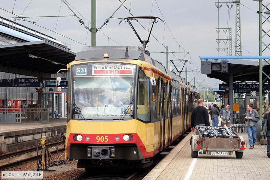 Stadtbahn Karlsruhe - 905
/ Bild: karlsruhe905_cw0606050029.jpg Stadtbahn Karlsruhe - 905
/ Bild: karlsruhe905_cw0606050029.jpg