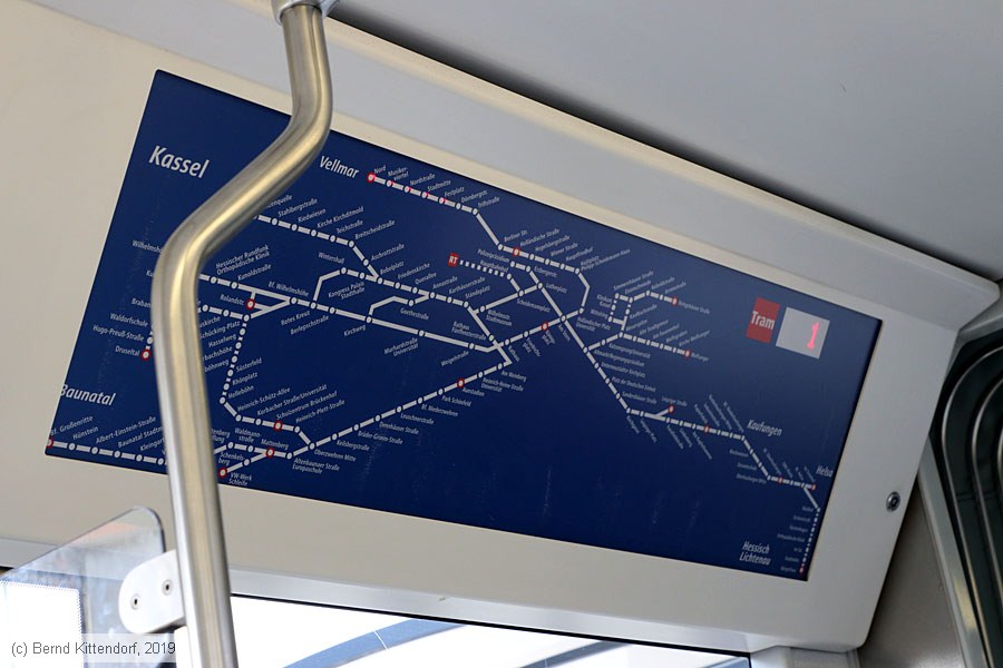 Stra&szlig;enbahn Kassel - 636 - Innenansicht
/ Bild: kassel636_bk1908130090.jpg