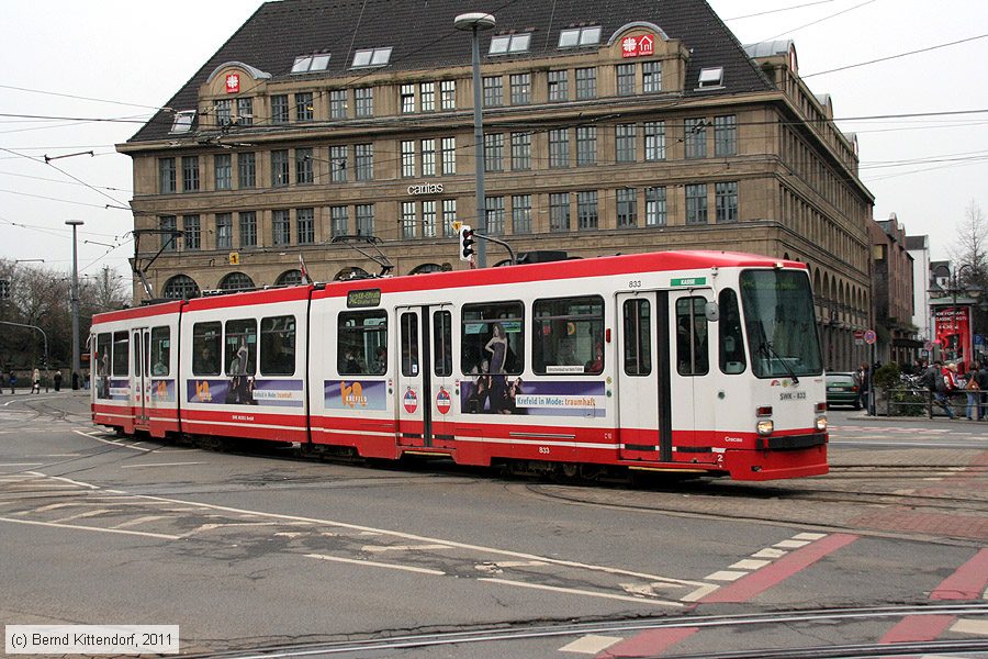 Stra&szlig;enbahn Krefeld - 833
/ Bild: krefeld833_bk1102150355.jpg