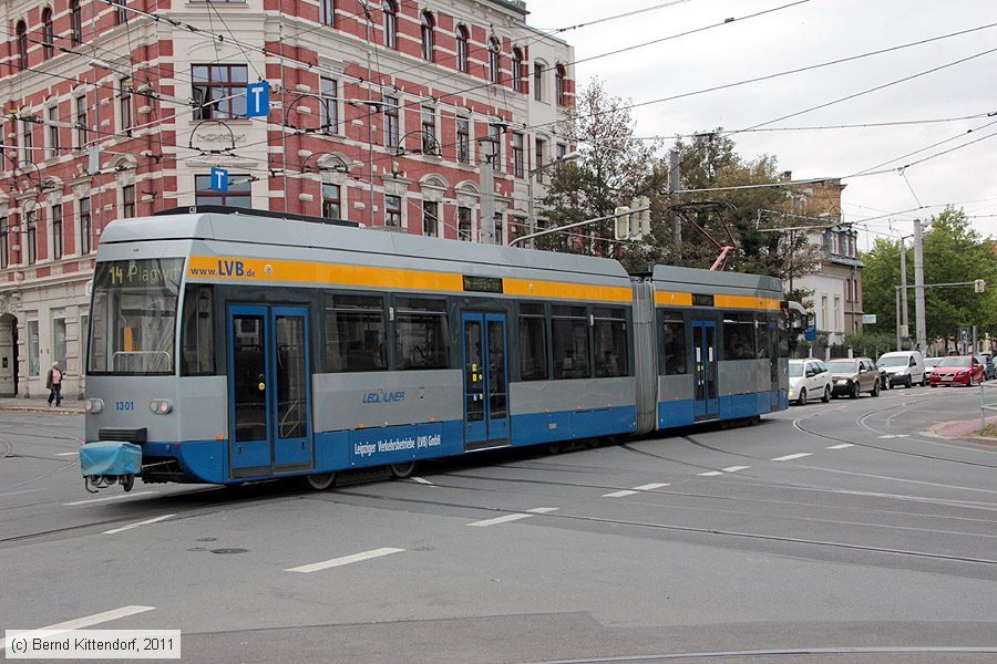 Straßenbahn Leipzig - 1301
/ Bild: leipzig1301_bk1110050396.jpg Straßenbahn Leipzig - 1301
/ Bild: leipzig1301_bk1110050396.jpg