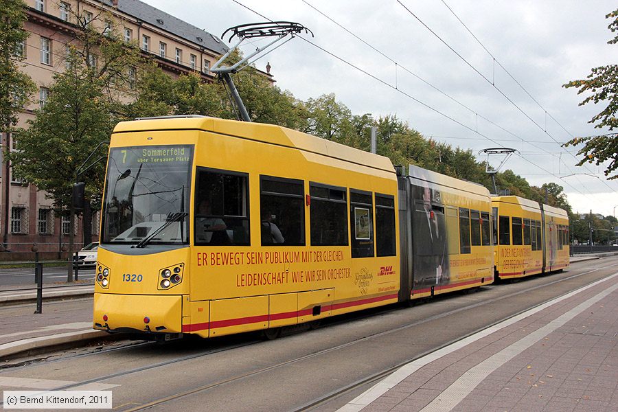 Stra&szlig;enbahn Leipzig - 1320
/ Bild: leipzig1320_bk1110050261.jpg