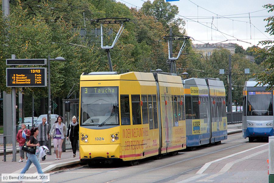 Stra&szlig;enbahn Leipzig - 1324
/ Bild: leipzig1324_bk1110050236.jpg