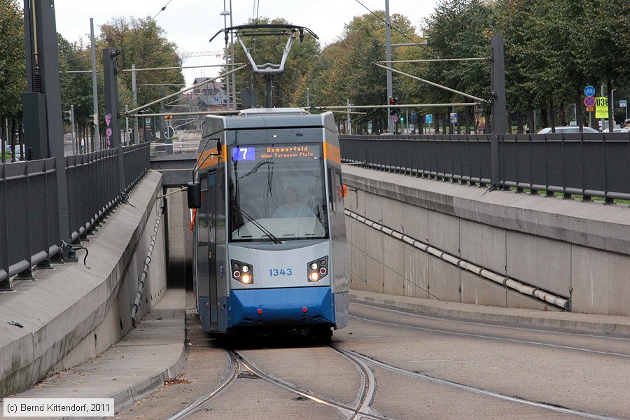 Stra&szlig;enbahn Leipzig - 1343
/ Bild: leipzig1343_bk1110050314.jpg