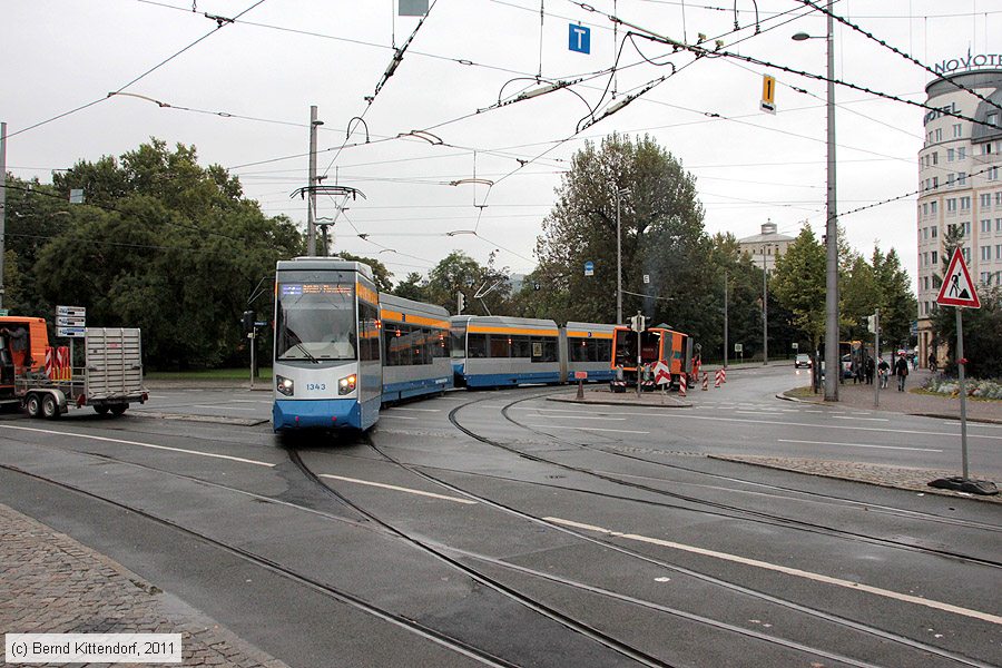 Stra&szlig;enbahn Leipzig - 1343
/ Bild: leipzig1343_bk1110100018.jpg