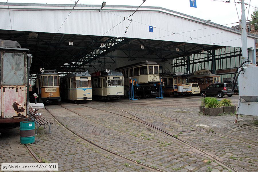 Straßenbahn Leipzig - Historischer Straßenbahnhof Möckern
/ Bild: leipzigmuseum_cw1110050094.jpg
