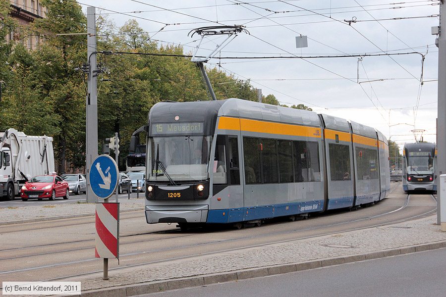 Stra&szlig;enbahn Leipzig - 1205
/ Bild: leipzig1205_bk1110050253.jpg