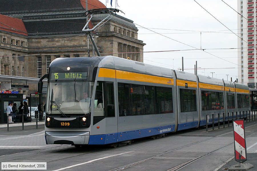 Straßenbahn Leipzig - 1209
/ Bild: leipzig1209_bk0605140345.jpg Straßenbahn Leipzig - 1209
/ Bild: leipzig1209_bk0605140345.jpg