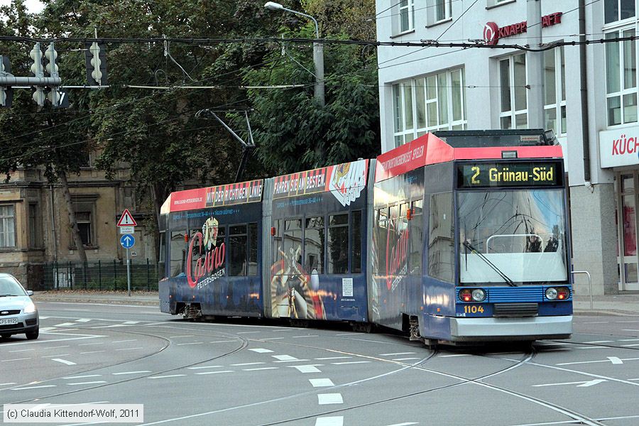Straßenbahn Leipzig - 1104
/ Bild: leipzig1104_cw1110050263.jpg Straßenbahn Leipzig - 1104
/ Bild: leipzig1104_cw1110050263.jpg