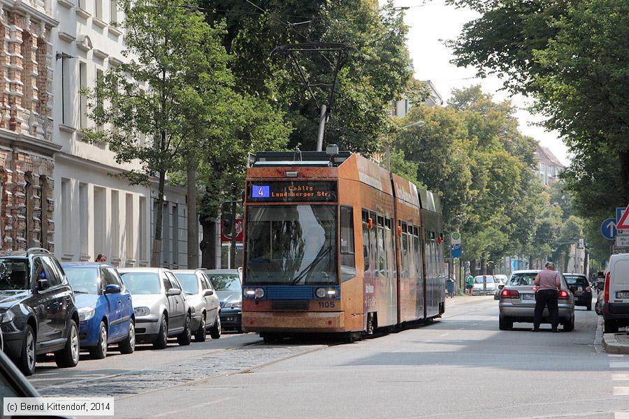 Stra&szlig;enbahn Leipzig - 1105
/ Bild: leipzig1105_bk1407280154.jpg