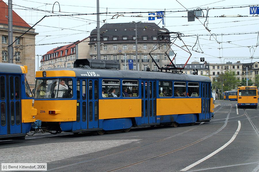 Stra&szlig;enbahn Leipzig - 2114
/ Bild: leipzig2114_bk0605150201.jpg