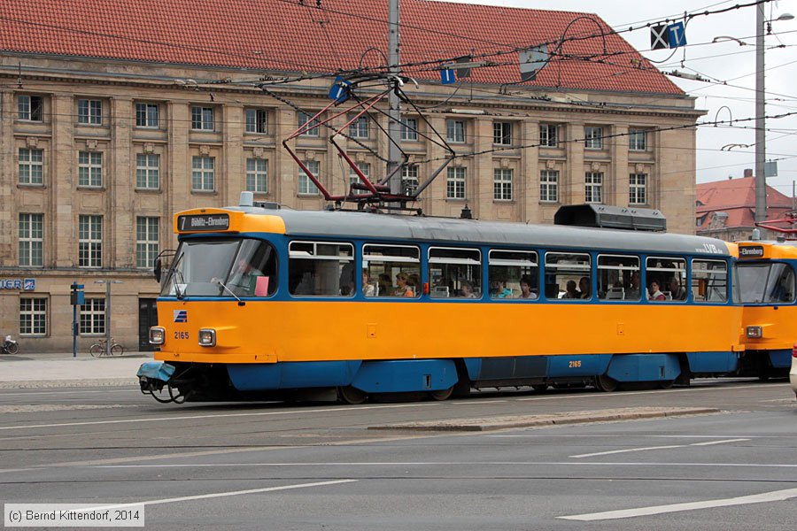 Straßenbahn Leipzig - 2165
/ Bild: leipzig2165_bk1407300022.jpg